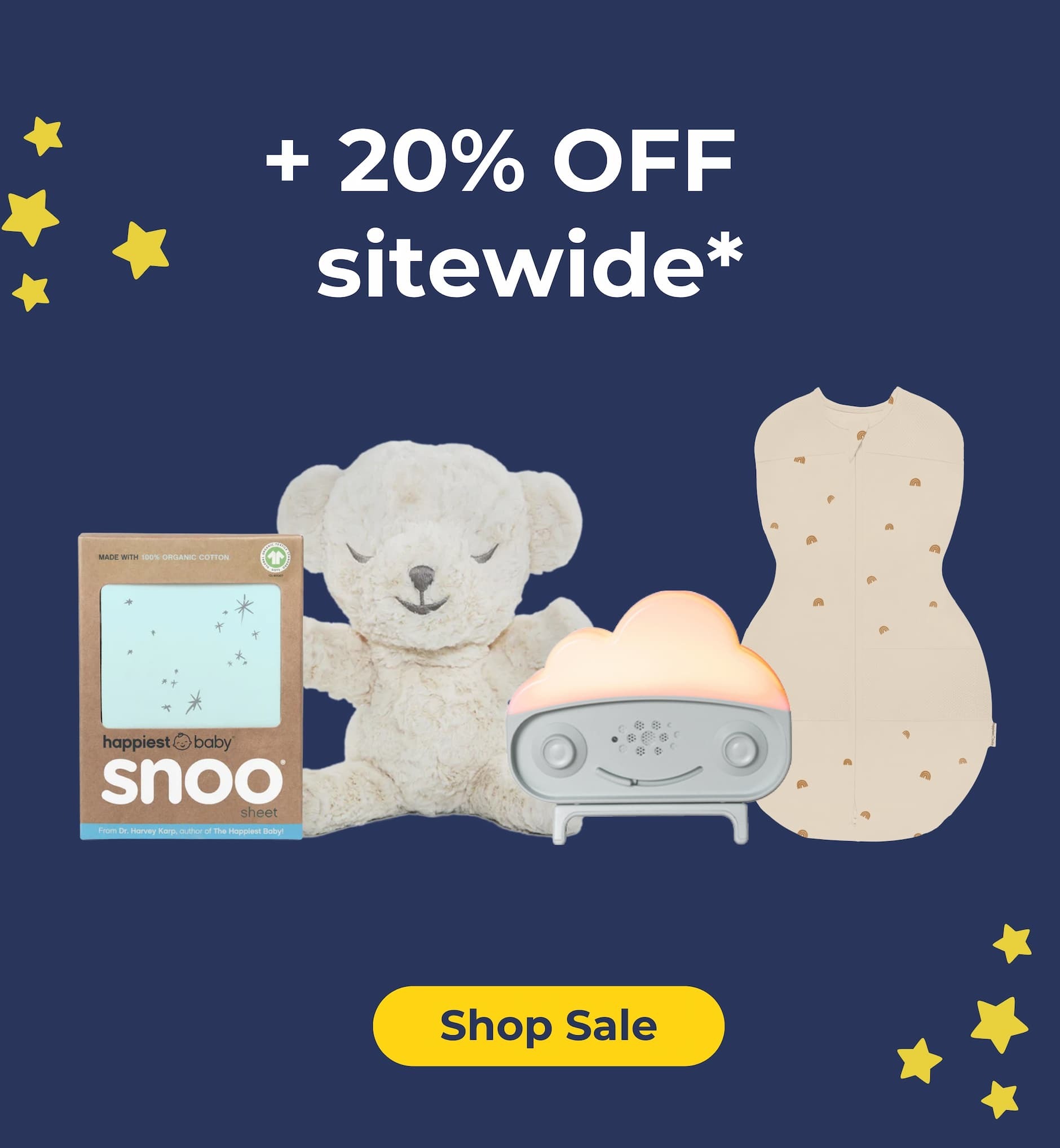 + 20% OFF Sitewide* Shop Sale