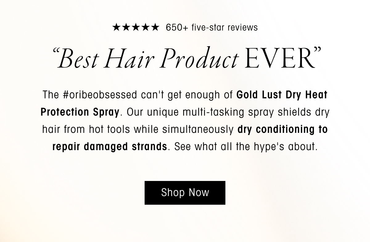 Discover Gold Lust Dry Heat Protection Spray