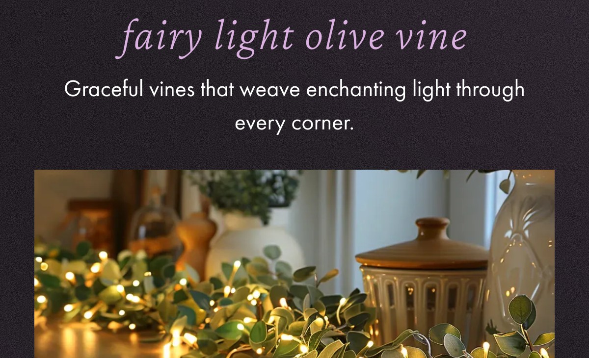 Fairy Light Olive Vine