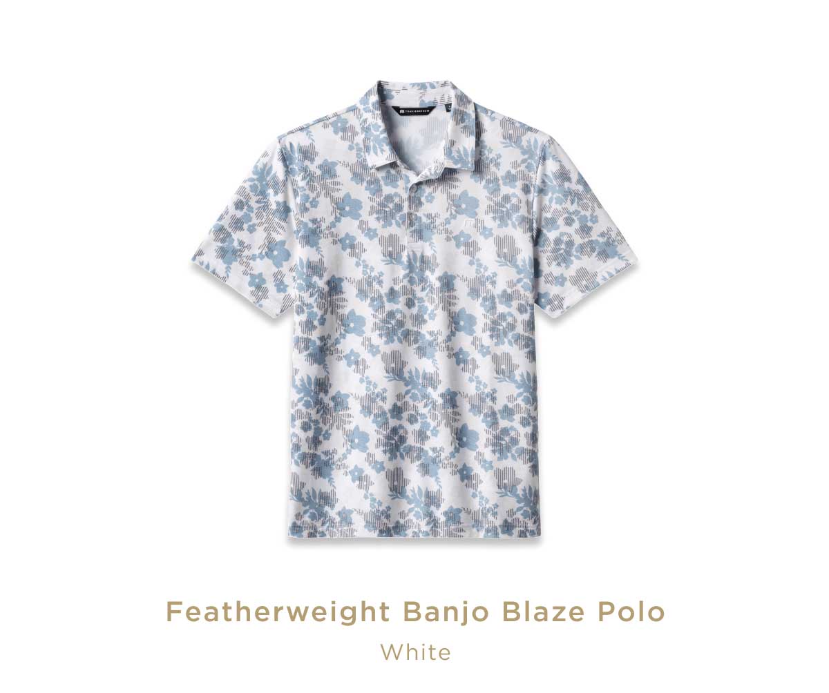Featherweight Banjo Blaze Polo - White
