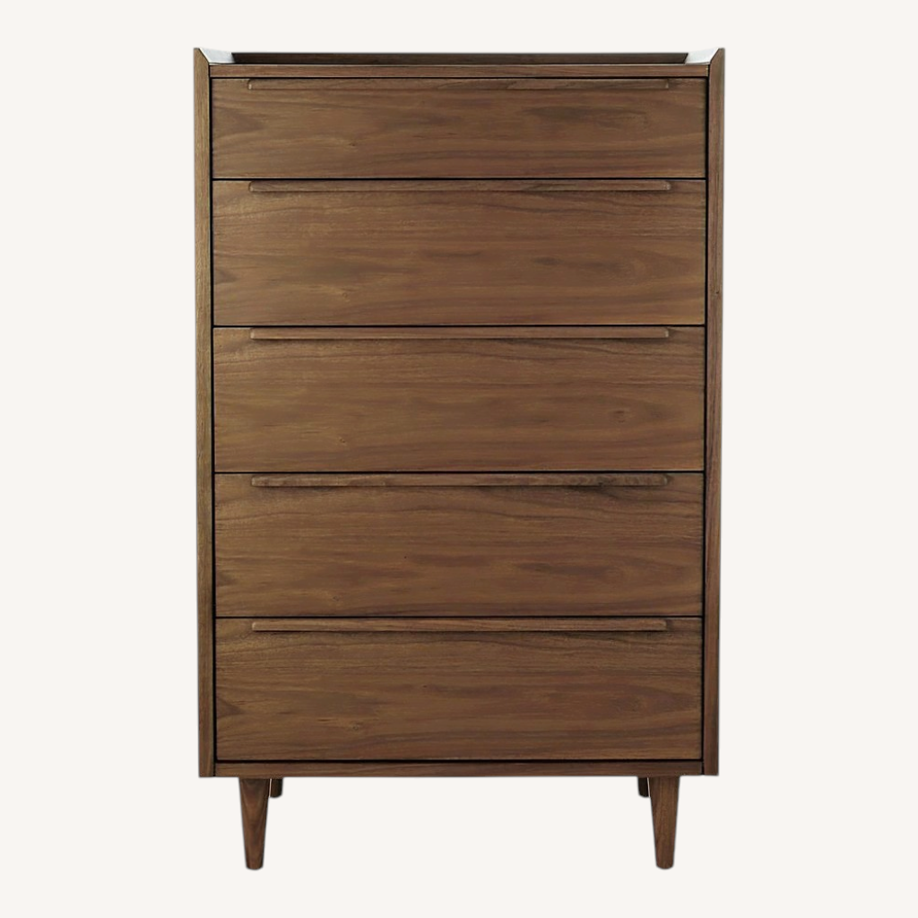 Image of Crate & Barrel Tate Dark Brown Wood Dresser