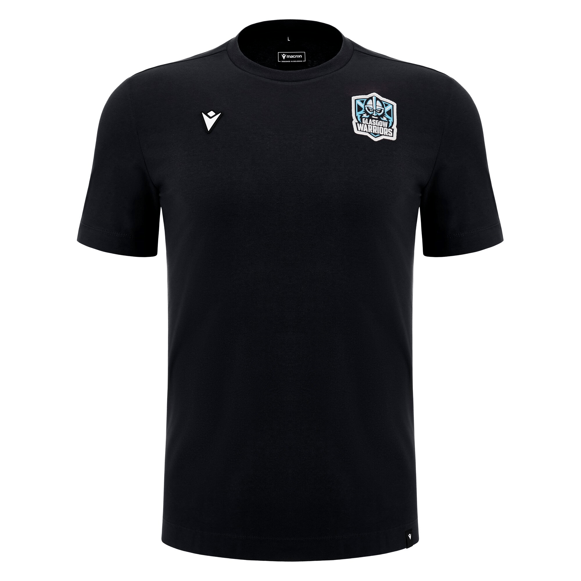 Image of Glasgow Warriors 24/25 Anthem Travel Cotton T-Shirt by Macron