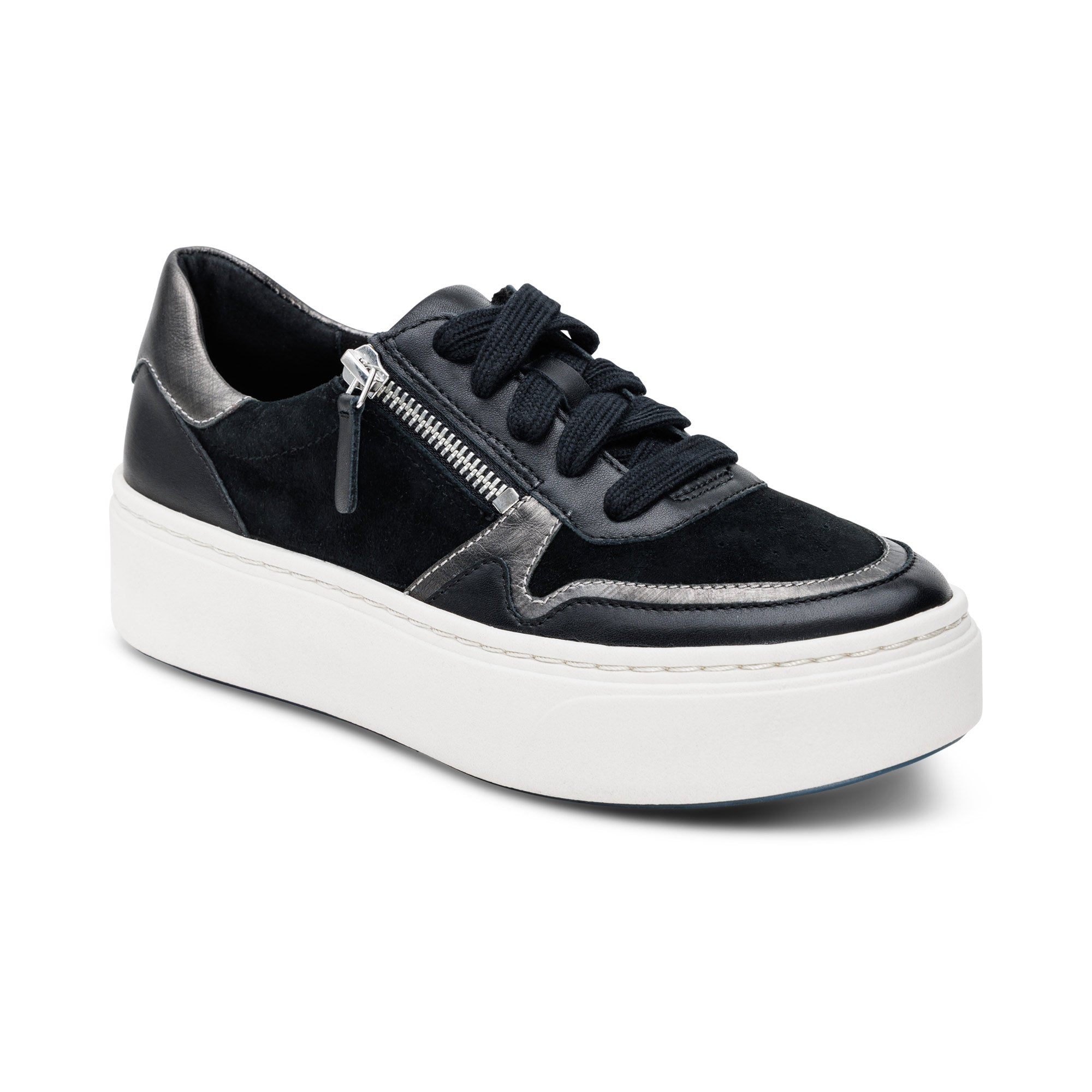 Image of Leigh Arch Support Platform Sneaker - Black