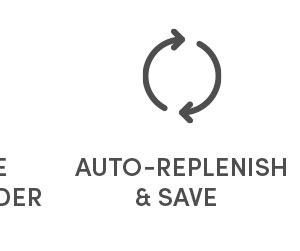 auto replenish and save 