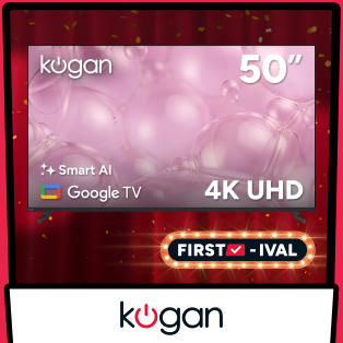 Kogan 50" LED 4K Smart AI Google TV Product Image