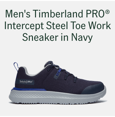 Men's Timberland PRO Intercept Steel Toe Work Sneaker In Navy