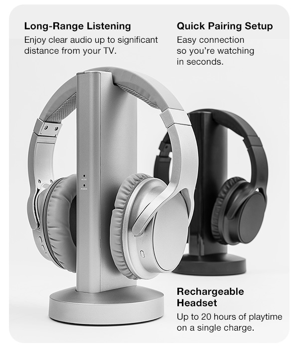 TV Wireless Headphones by Sharper Image