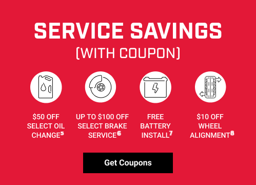 SERVICE SAVINGS (WITH COUPON)