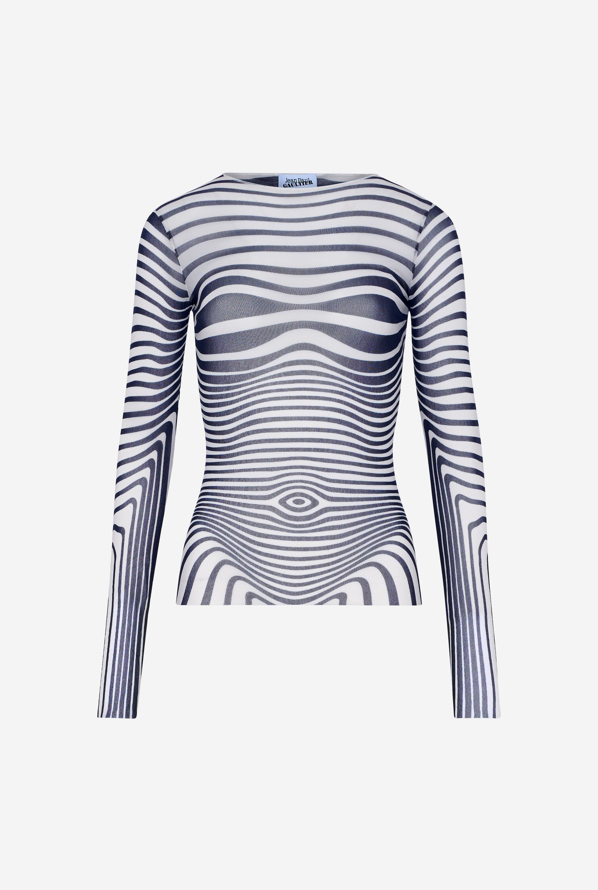 The Navy Blue Body Morphing Top