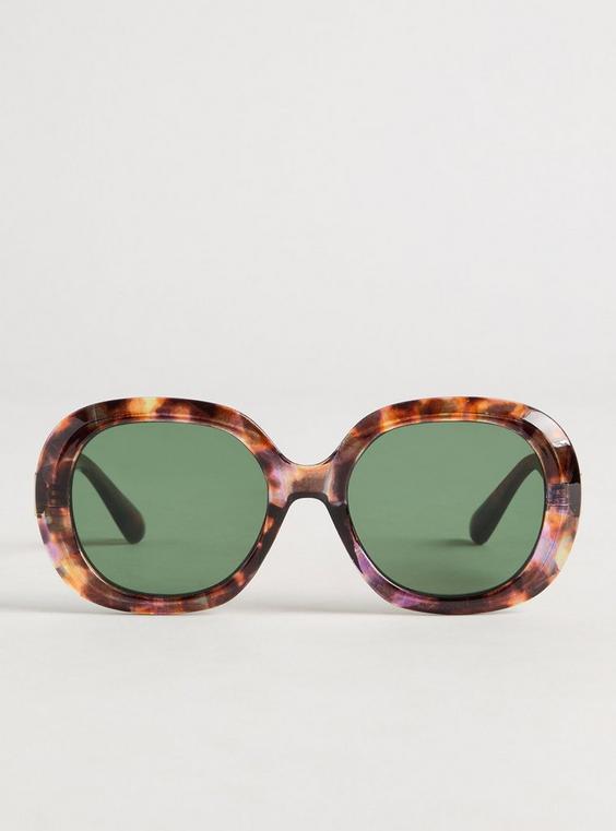Square Oval Smoke Lens Sunglasses