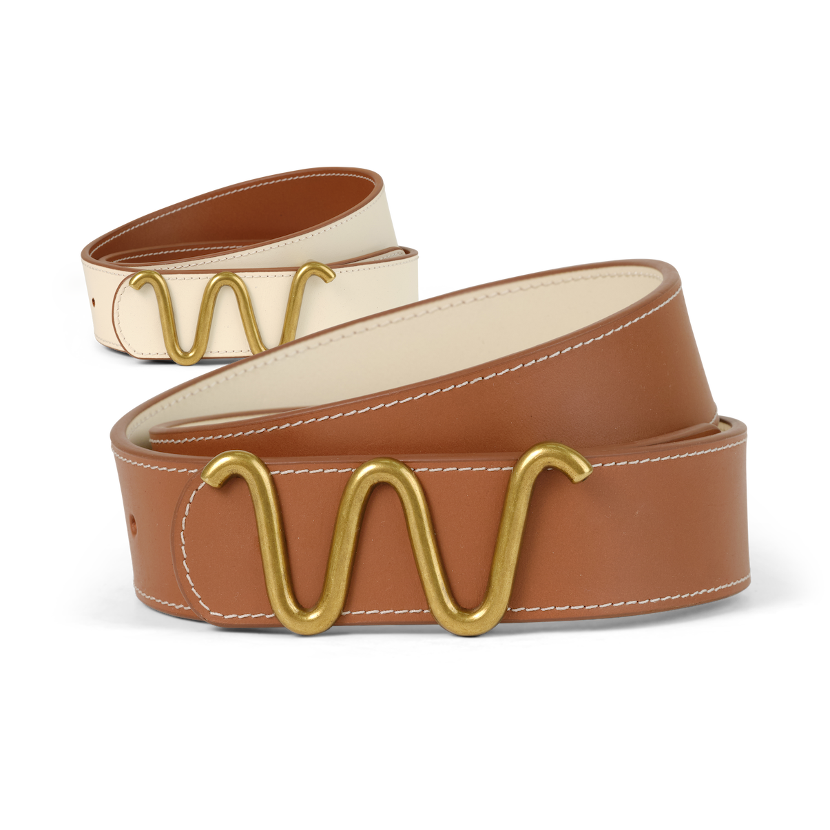 Running W Brand Belt Reversible