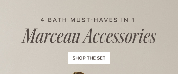 4 Bath Must-Haves in 1  - Marceau Accessories - Shop the Set  