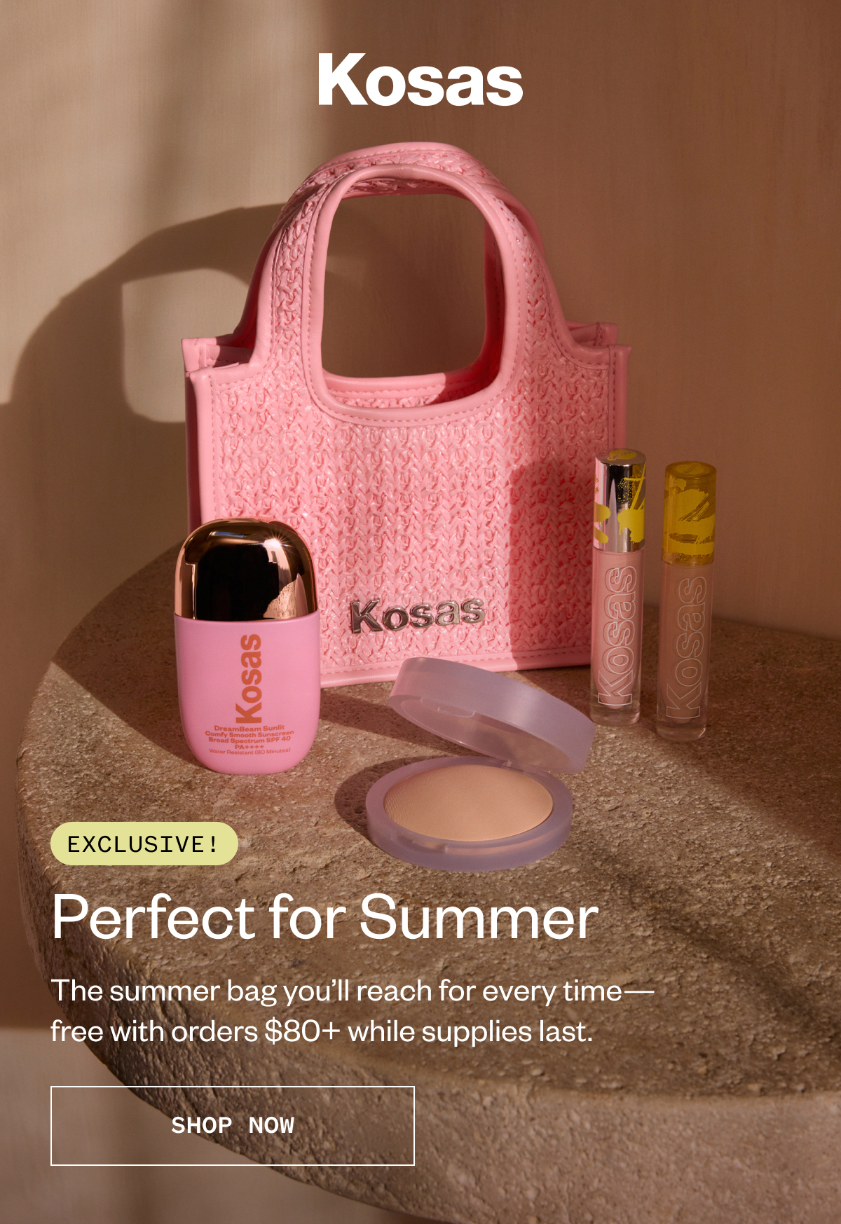 The summer bag you’ll reach for every time—free with orders $80+ while supplies last.