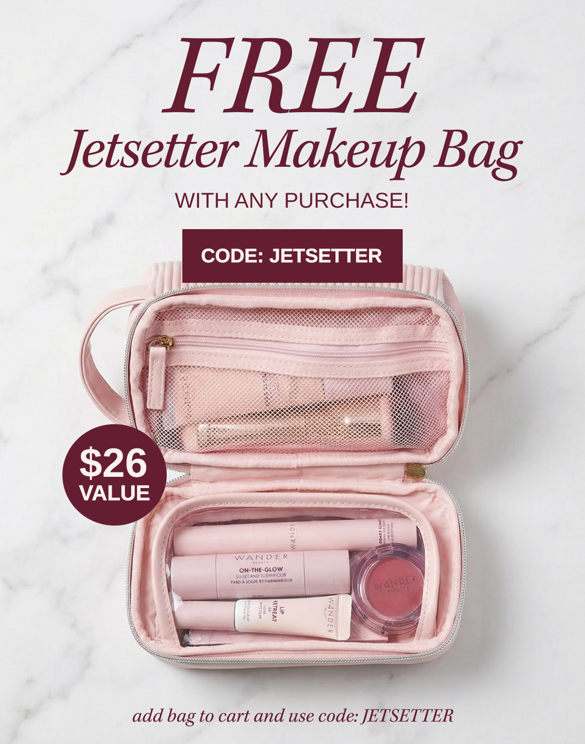Free Jetsetter Bag