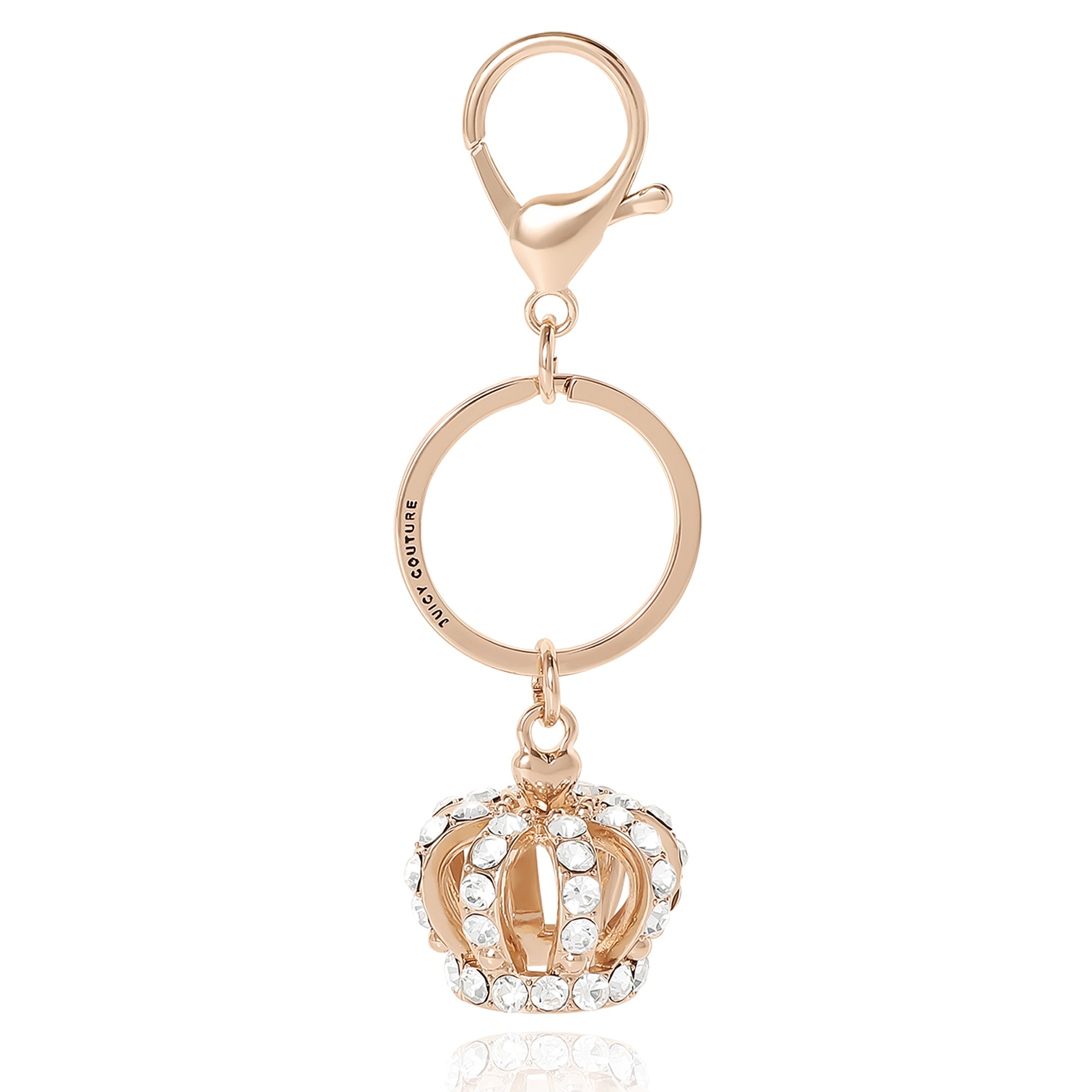 Image of Crown Charm Rhinestone Keychain Bag Charm