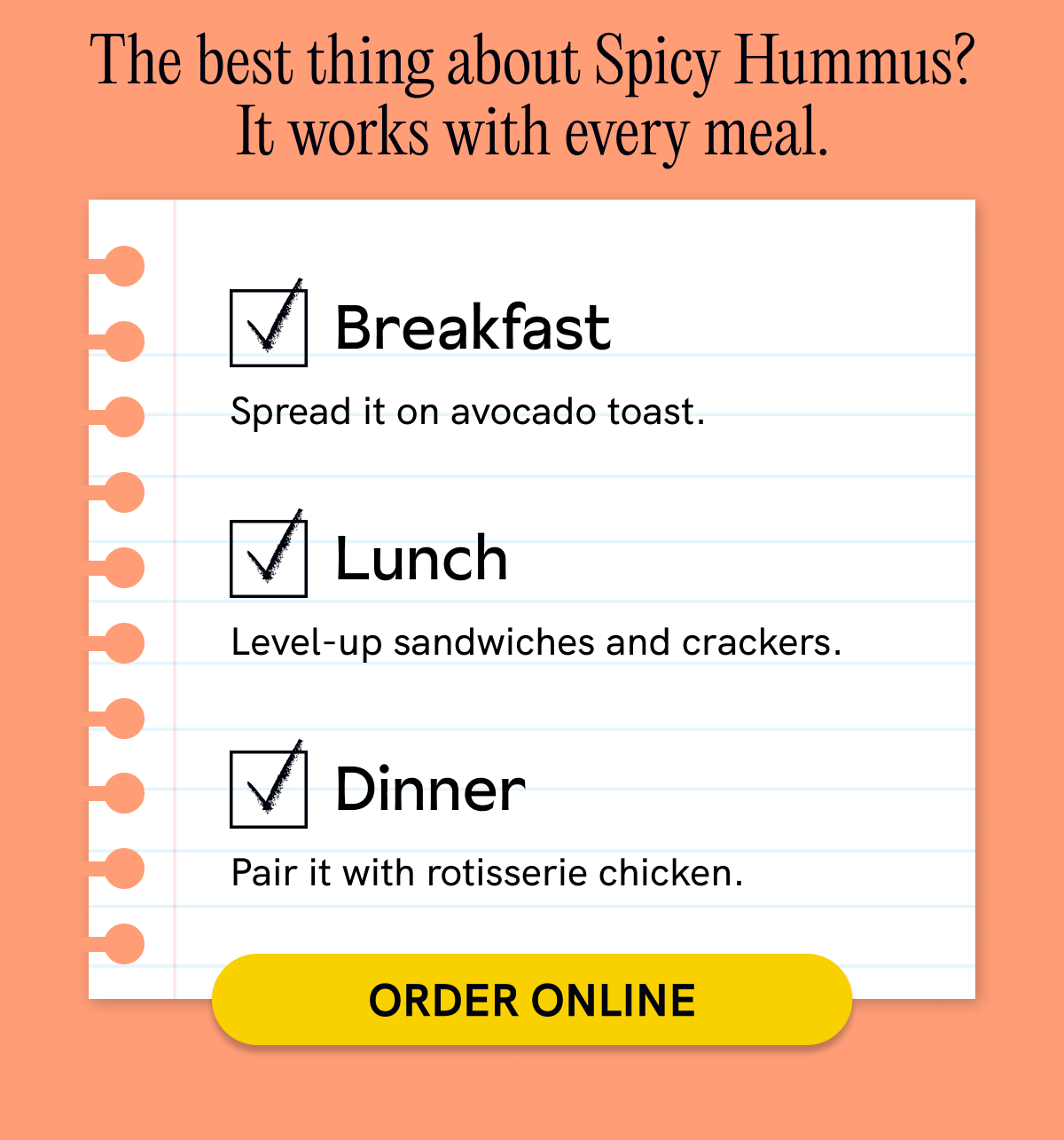 Order online