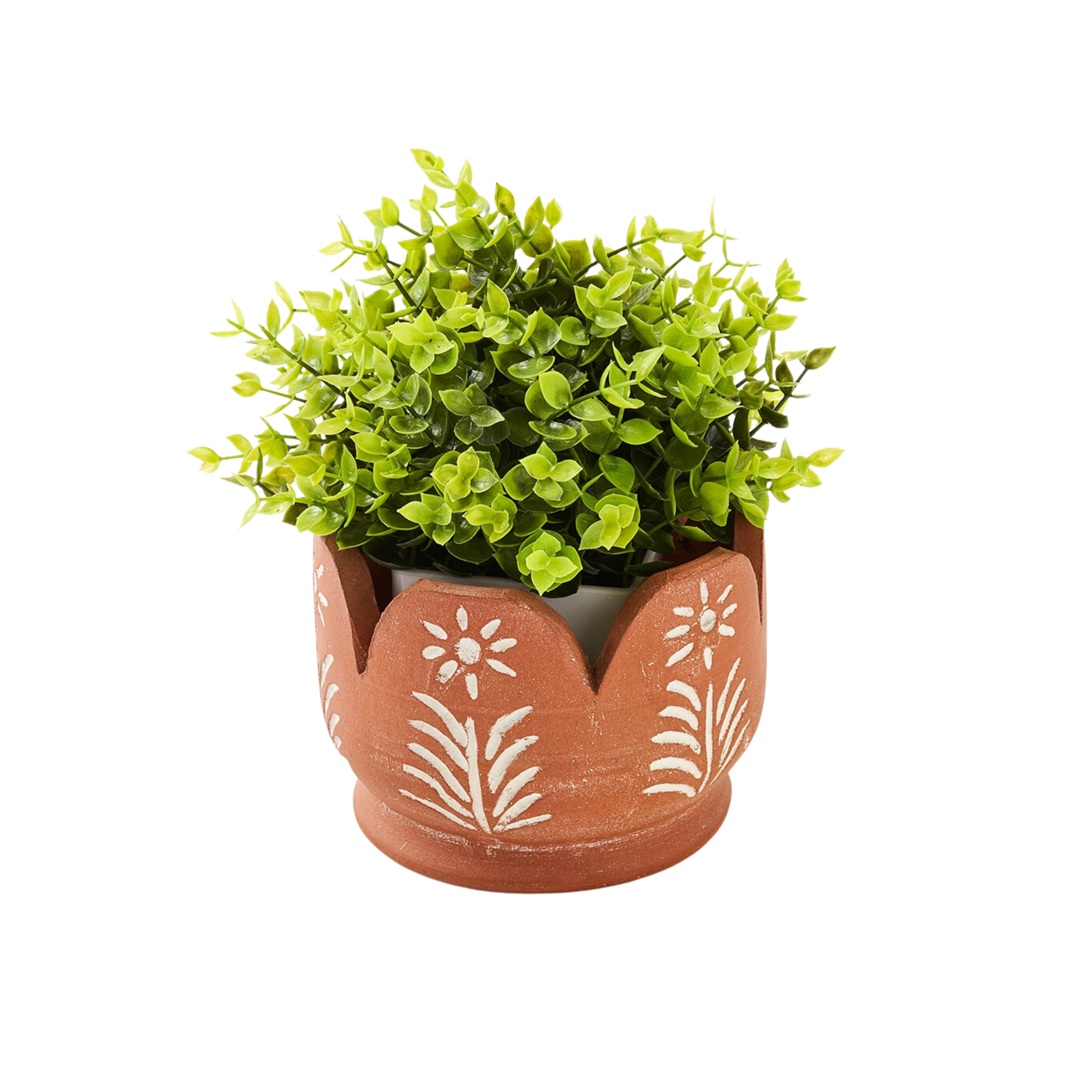 Image of Vasanta Petals Terracotta Planter