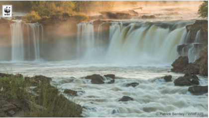 Ecard of waterfalls