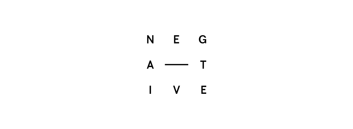 Negative logo.