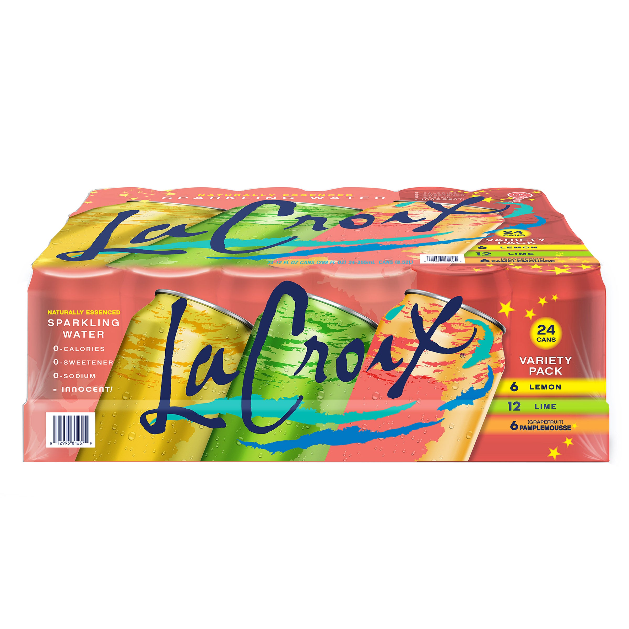 LaCroix Sparkling Water, 12 fl oz, 24-Count