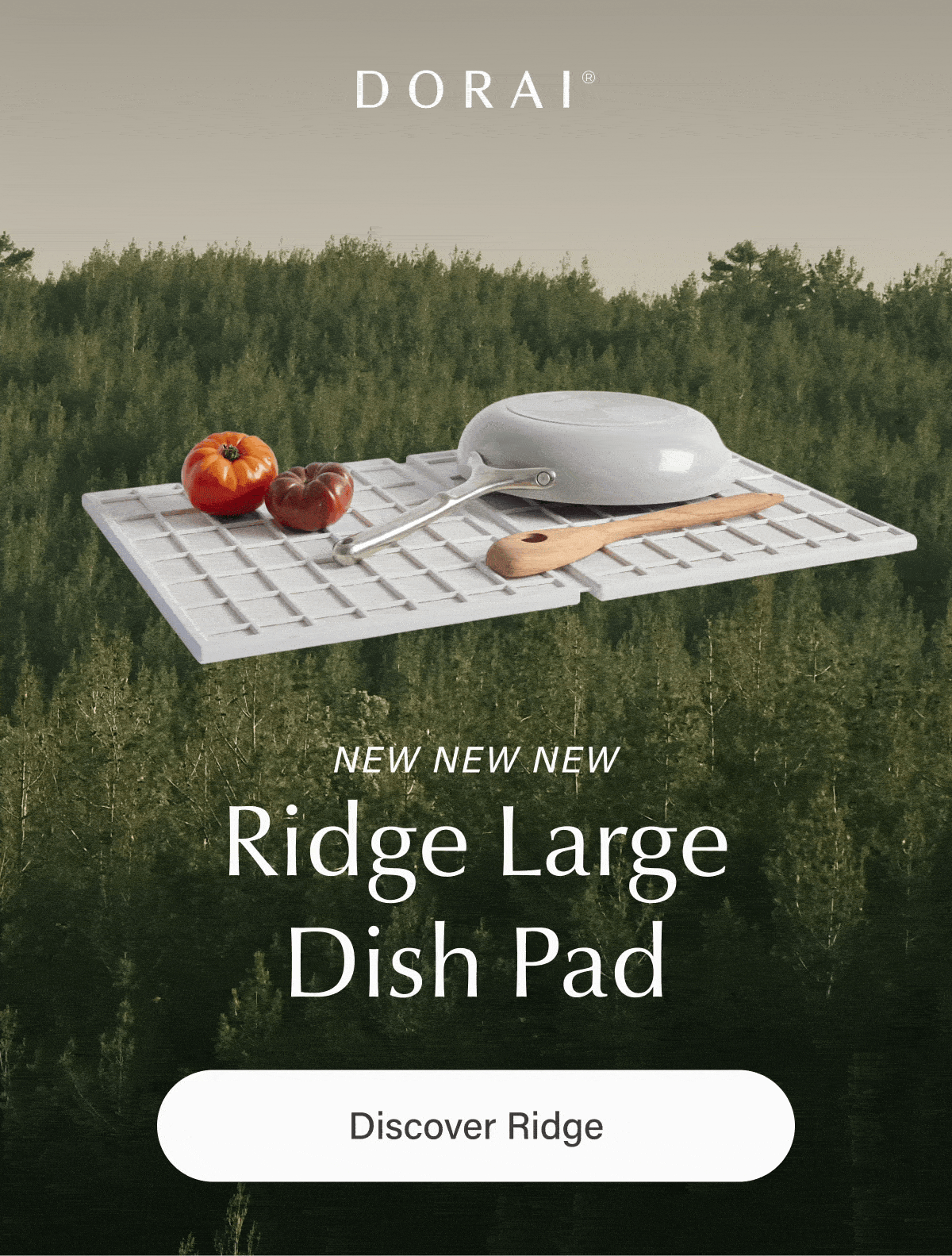 New Large Dish Pad in Ridge