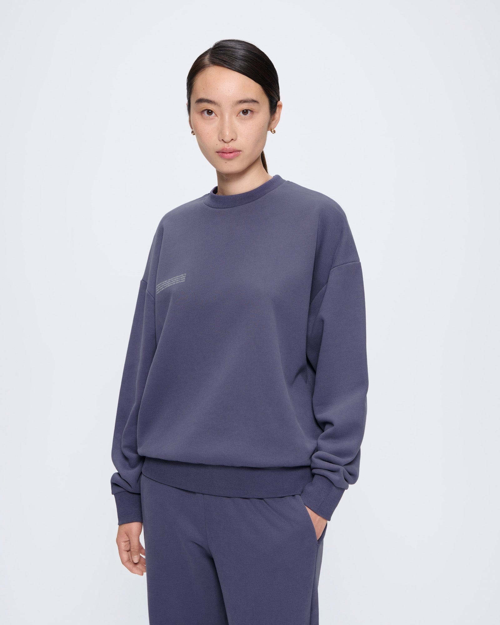 Image of Womens 365 Midweight Sweatshirt—Slate Blue
