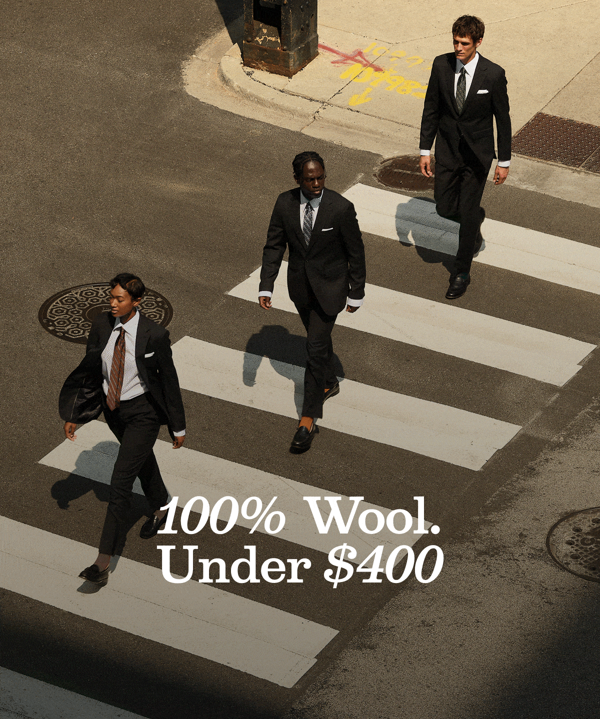 100% Wool. Under $400.