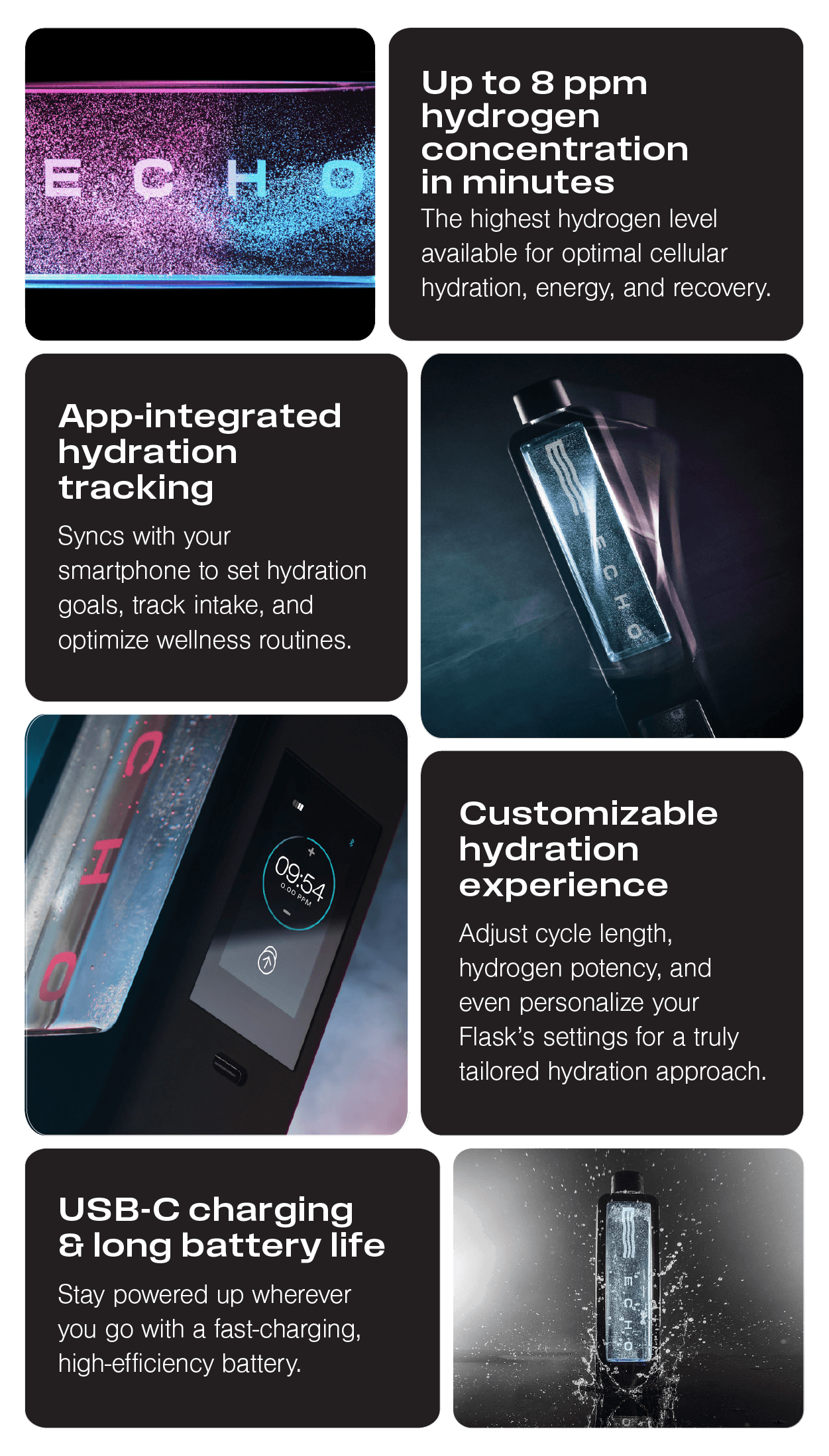 Features of the EHCO Flask