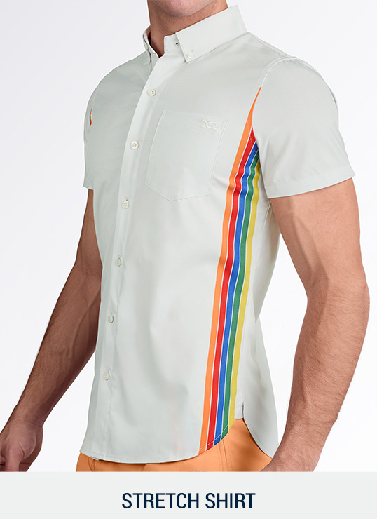 MIXTAPE STRIPES - Stretch Shirt