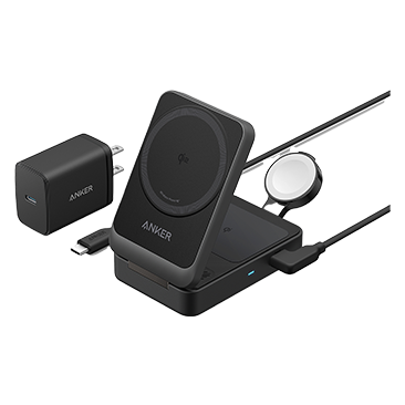 MagGo Qi2 Wireless Charging Station (Foldable 3-in-1)