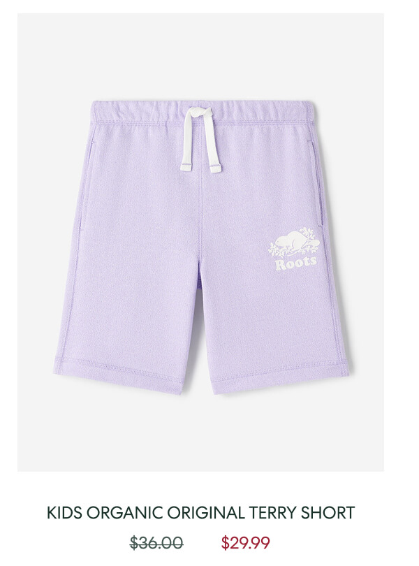 Kids Organic Original Terry Short