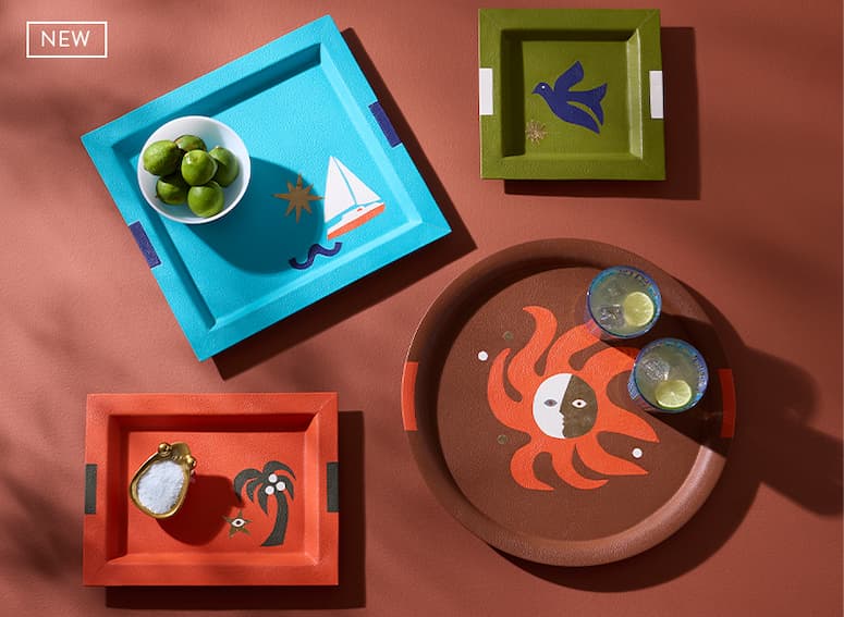 Playa Leather Trays