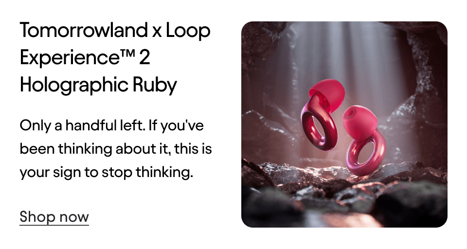 Tomorrowland x Loop Experience Holograhic Ruby