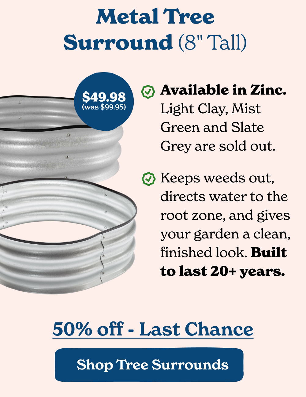 Available in Zinc. Light Clay, Mist Green and Slate Grey are sold out. 
