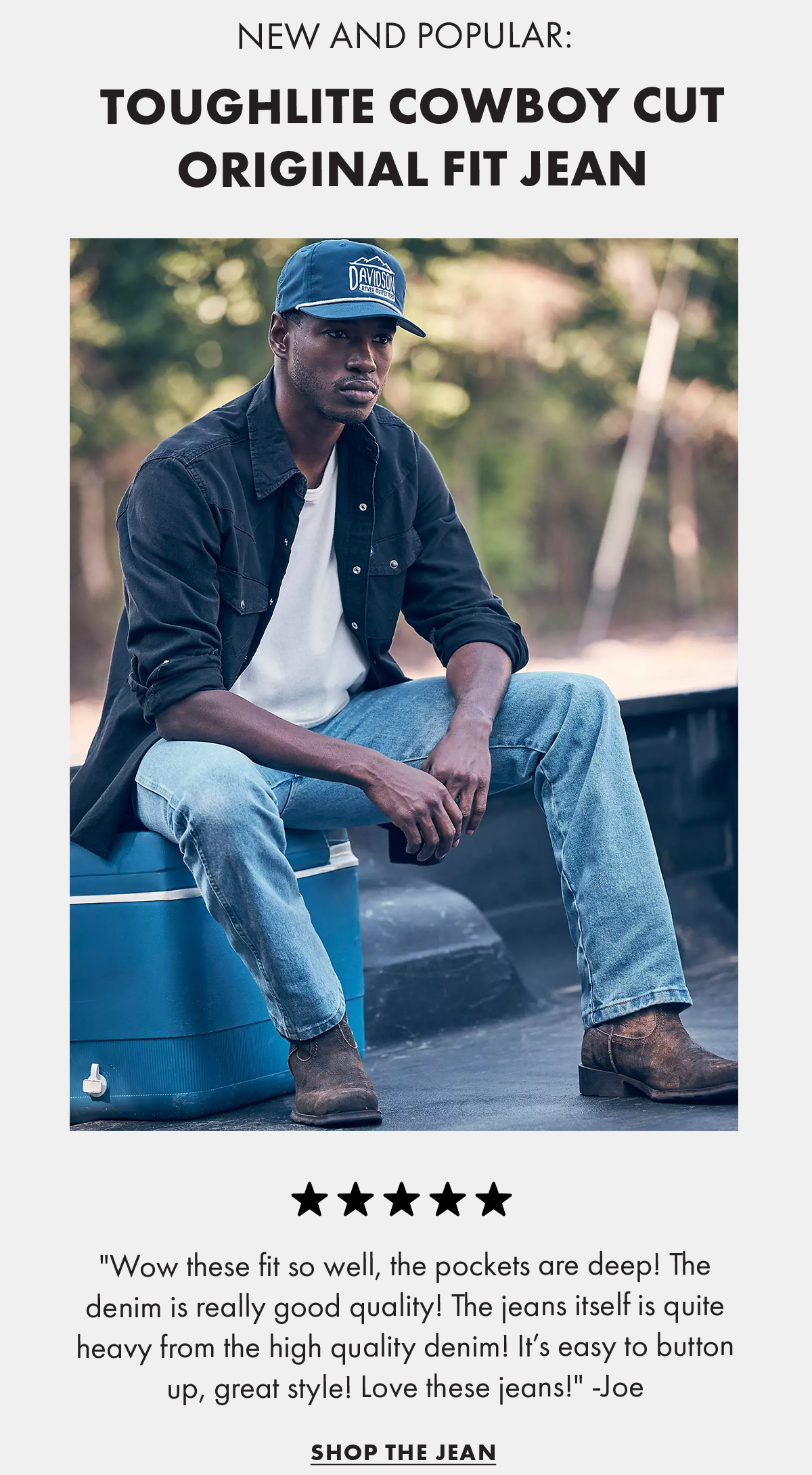 New and popular: Toughlite Cowboy Cut Original Fit Jean Shop The Jean