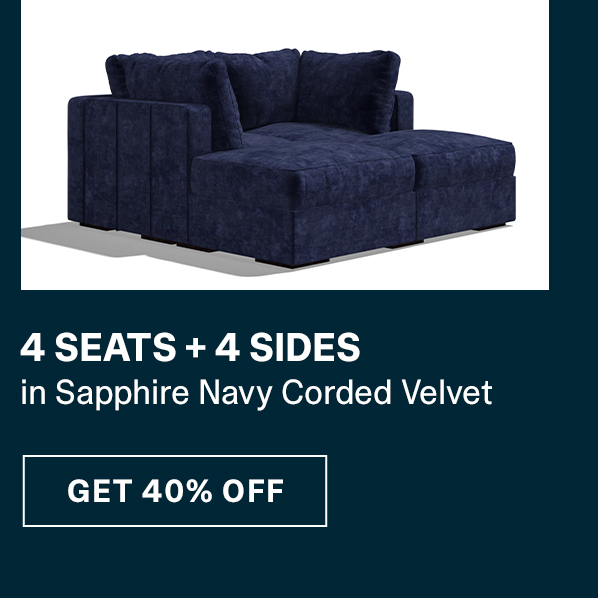 4 Seats + 4 Sides | GET 40% OFF >>