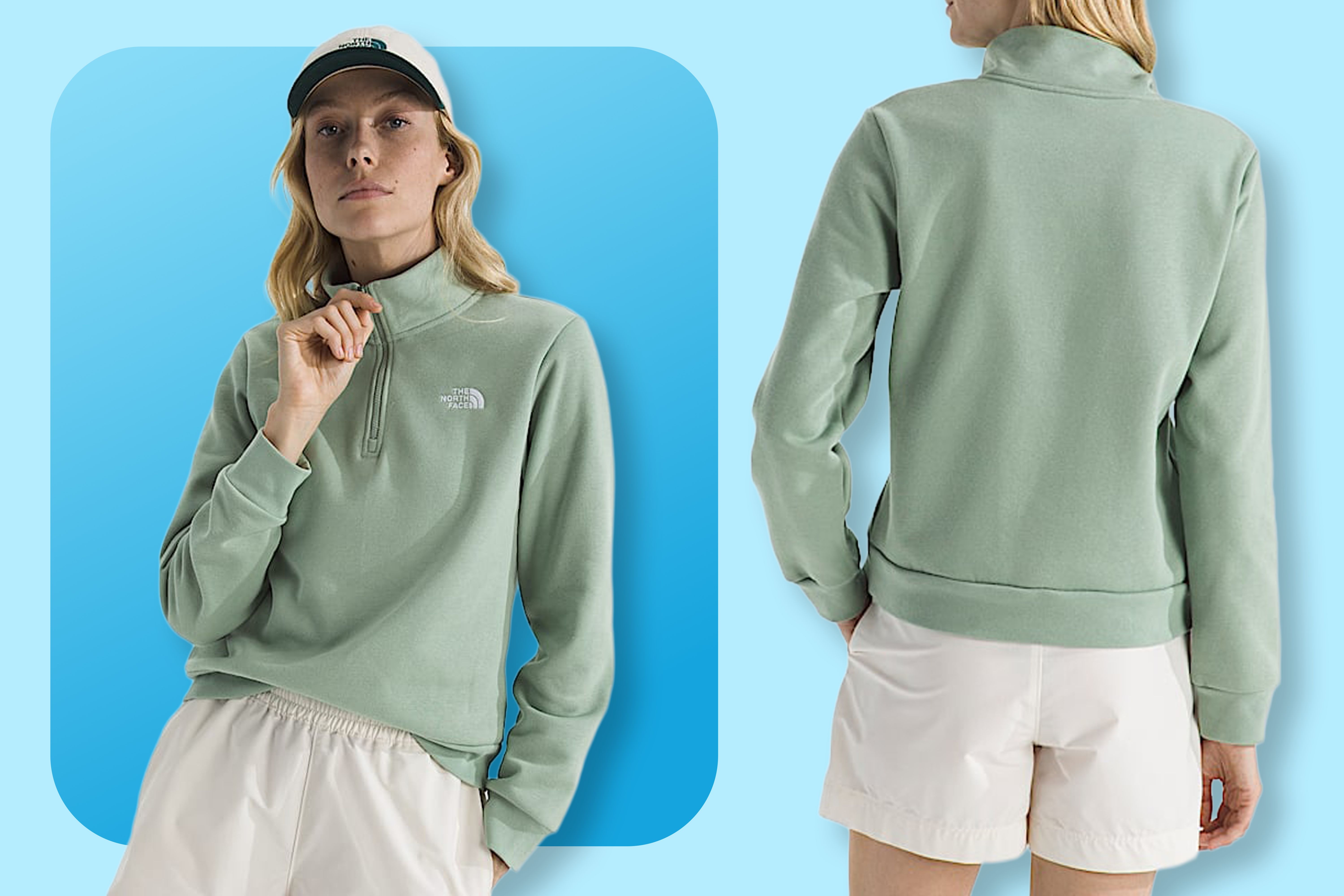 This The North Face Zip-Up Is Warm, Comfy, and Under $50 Today 