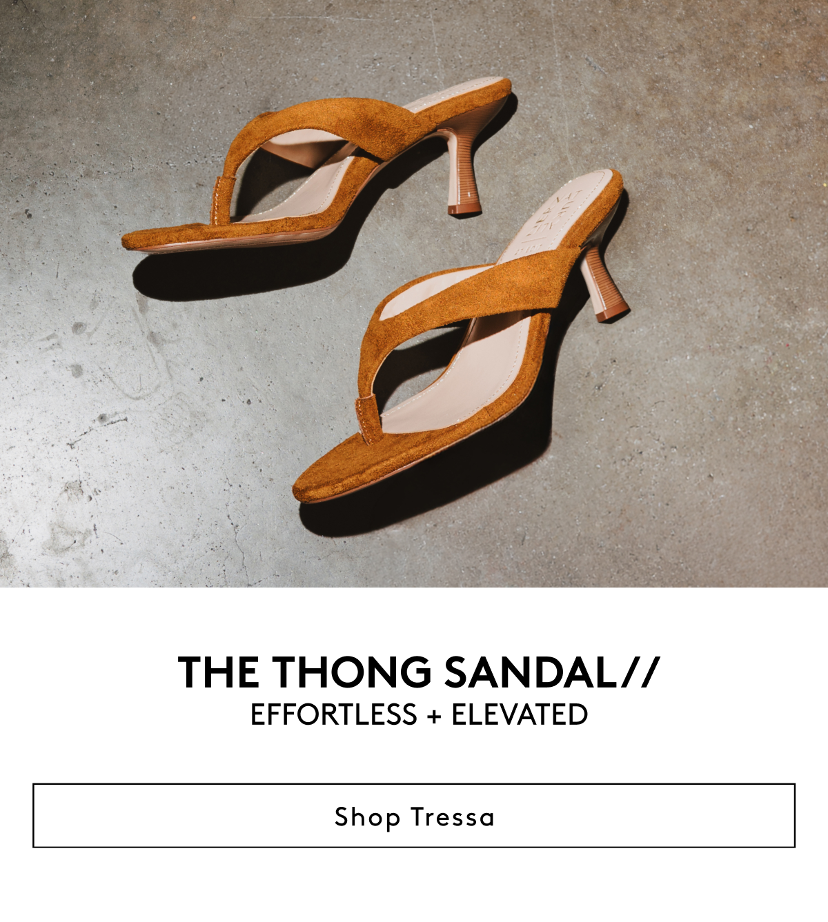 The Thong Sandal // Effortless + Elevated. | Shop Tressa