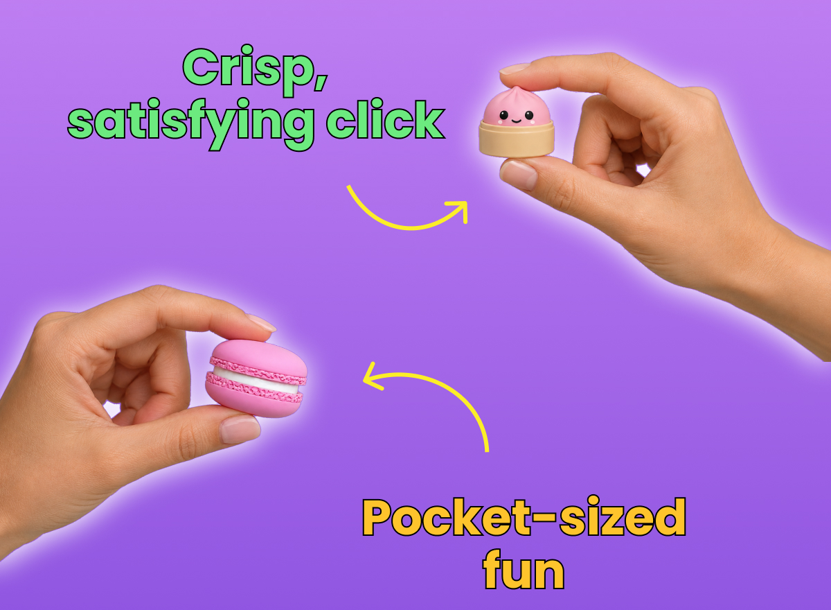 crisp, satisfying click