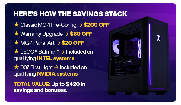 Here’s How the Savings Stack