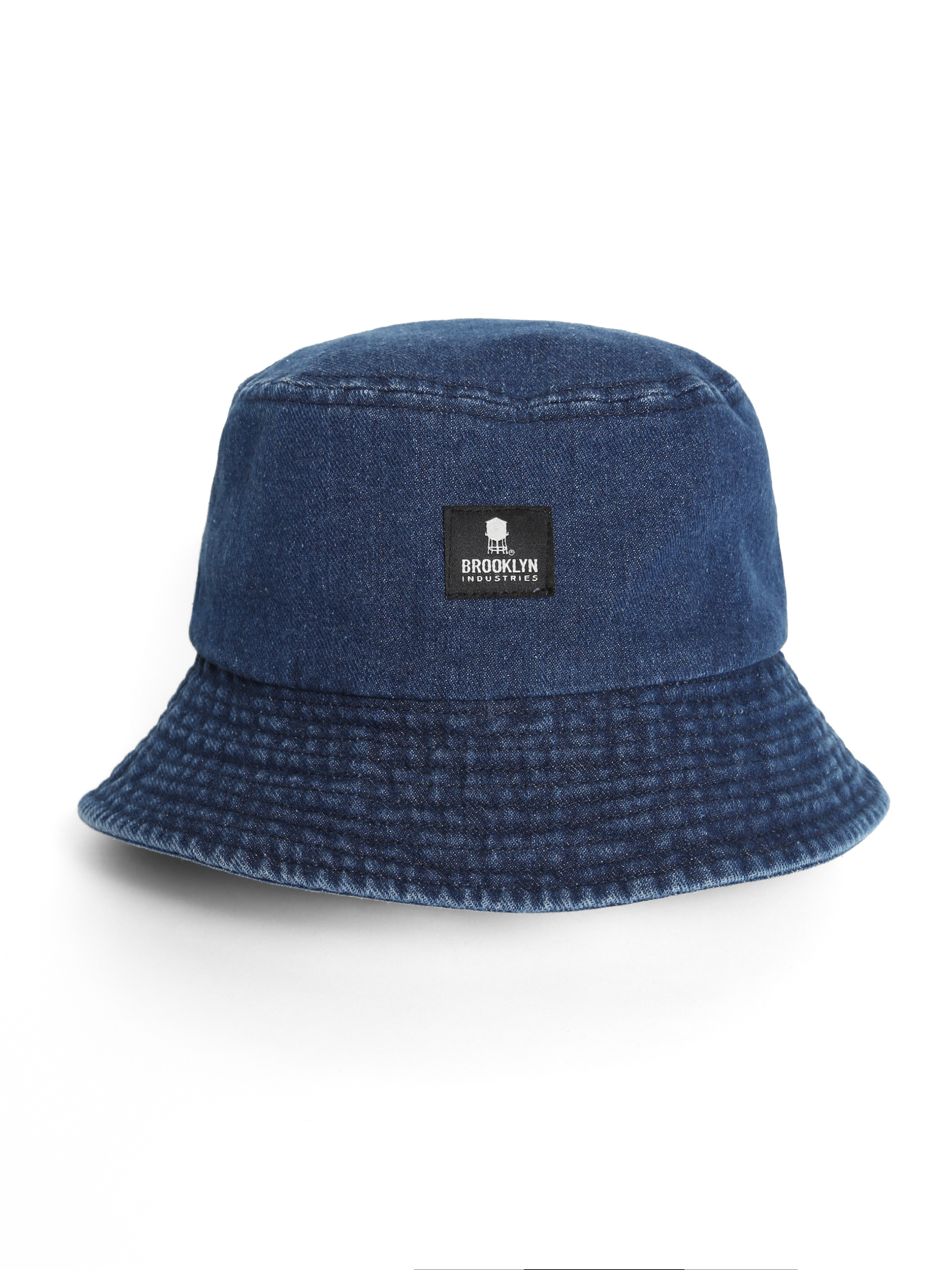 Image of Denim Bucket Hat in Indigo