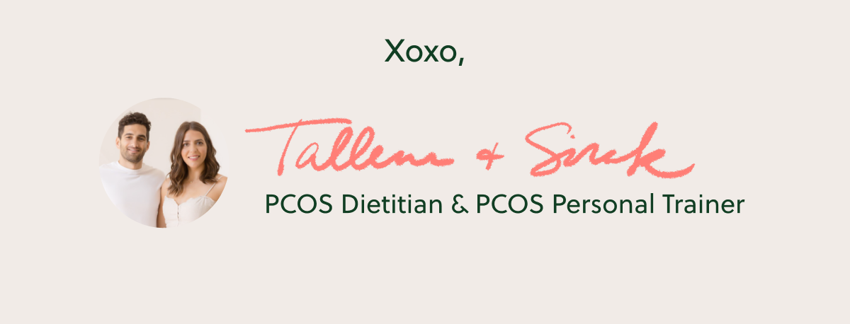 Xoxo, Tallene & Sirak PCOS Dietitian & PCOS Trainer