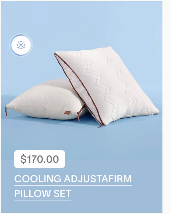 Cooling Adjustafirm Pillow Set