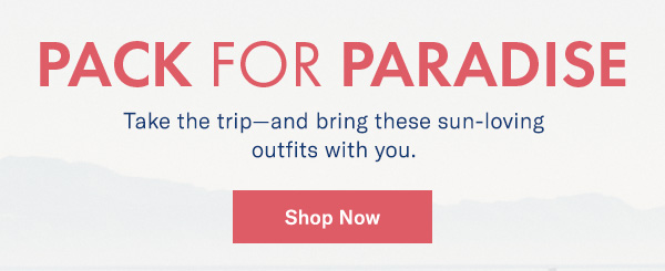Vacation booked? Pack these
