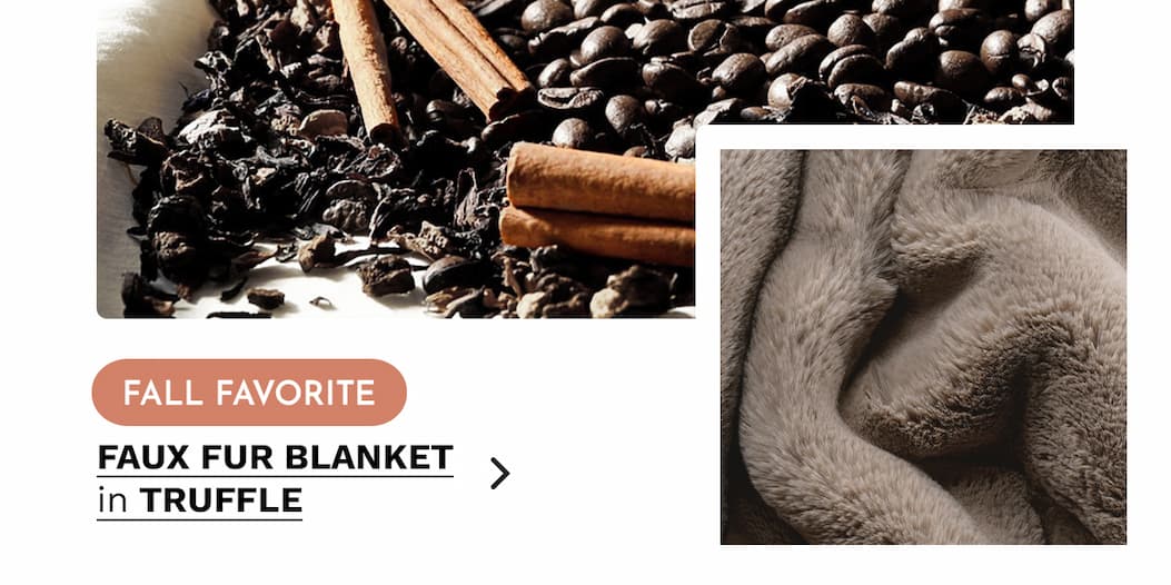 Shop Truffle Faux Fur Blanket