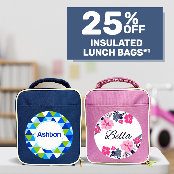 25% off Insulated Lunch Bags*1