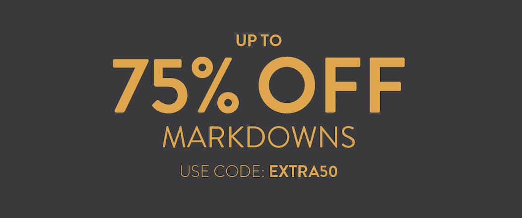 Up to 75% Off Markdowns