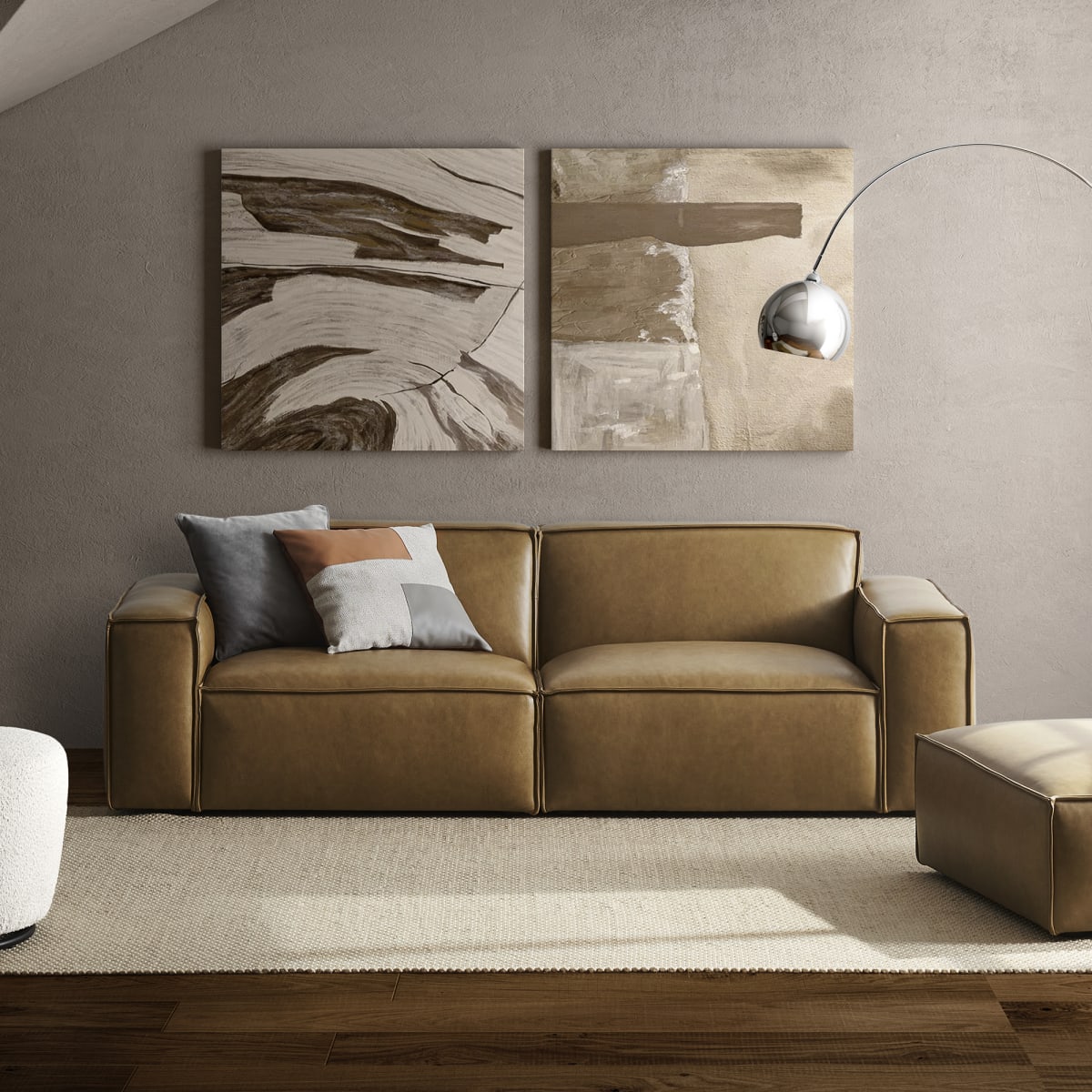 Image of Jonathan Leather Sofa