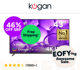 Kogan 43" LED 4K Smart AI Google TV Product Image