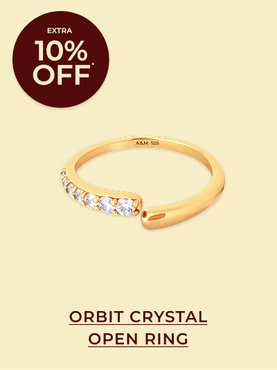 Orbit crystal open ring